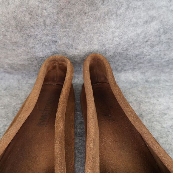 Minnetonka Shoes Womens 10 Moccasin Loafer Slip On Tassel Fringe Leather Leopard - Picture 12 of 14